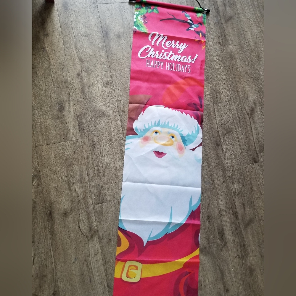 Festive Santa Christmas Banner